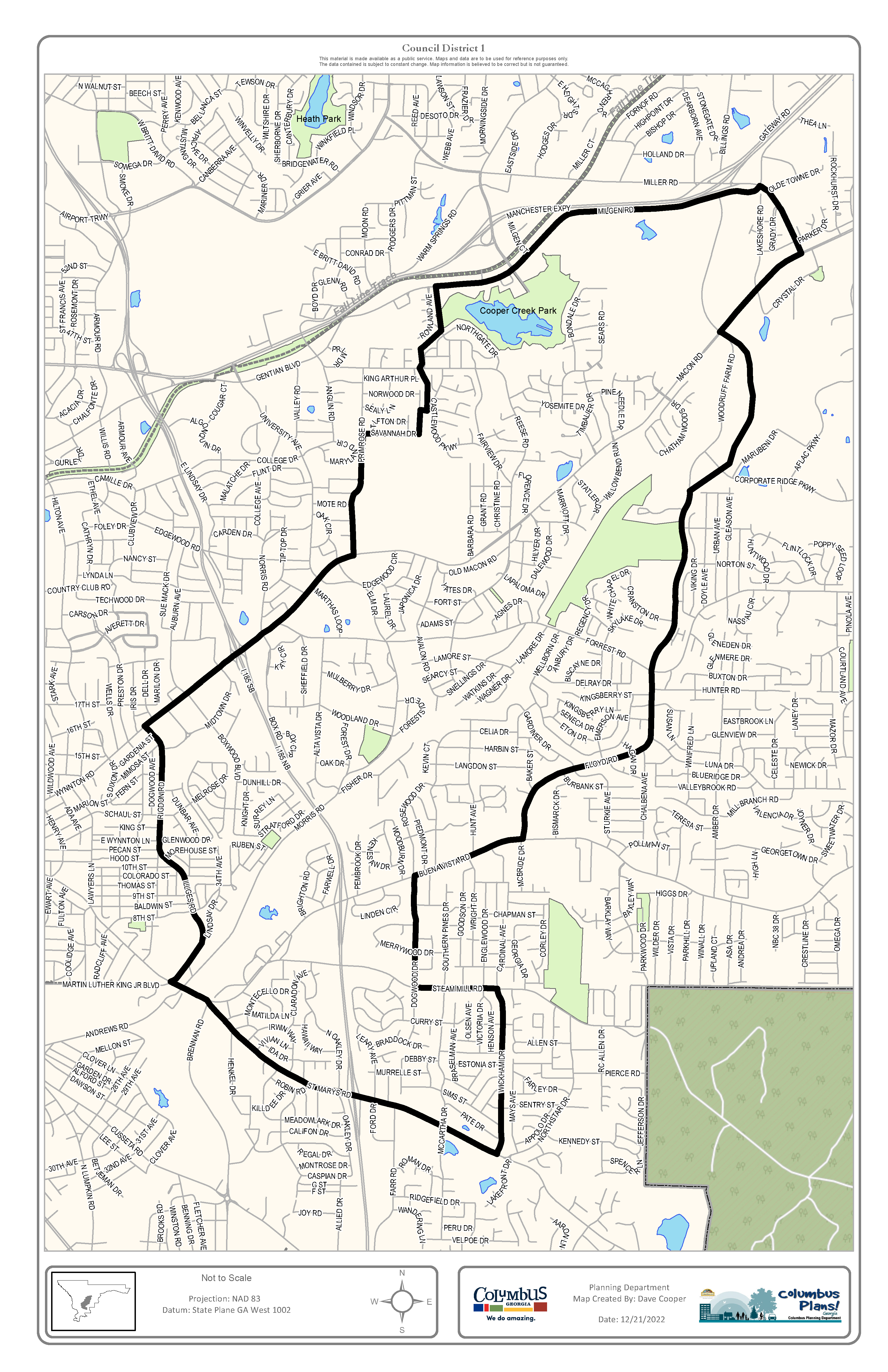 Council District 1 Map