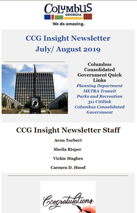 July/August 2019 CCG Insight Newsletter cover