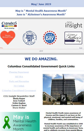 May/June 2019 CCG Insight Newsletter cover