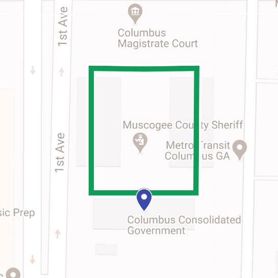 Map of Government Center's Parking Levels 1 and 2 walking trail