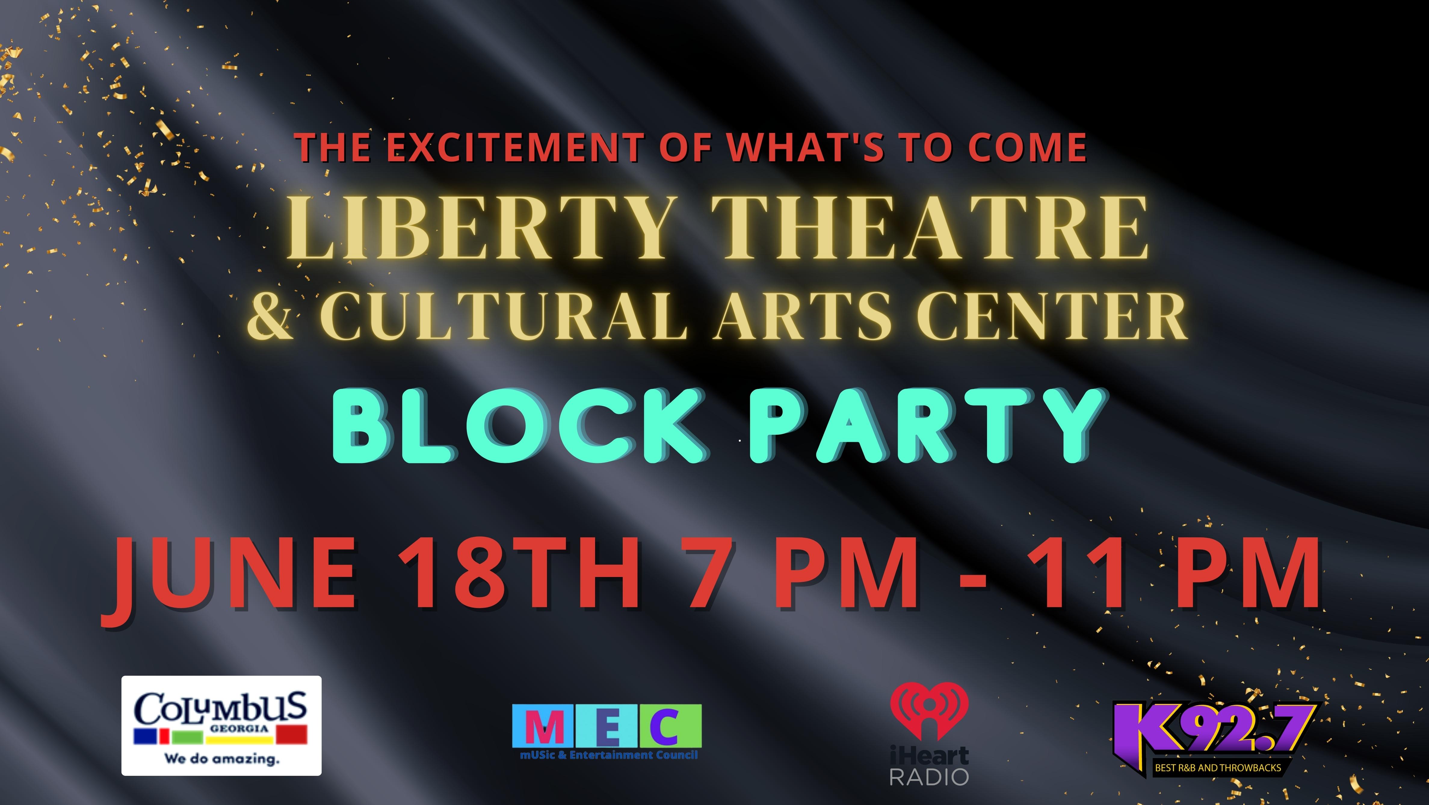 Block Party Flyer June 18th 7pm to 11pm