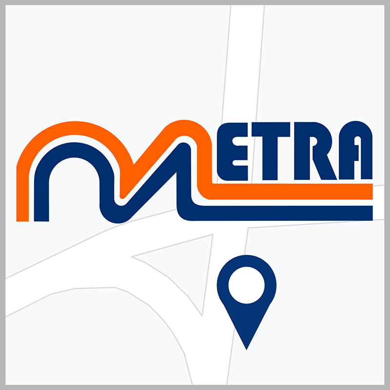 METRA mobile app icon