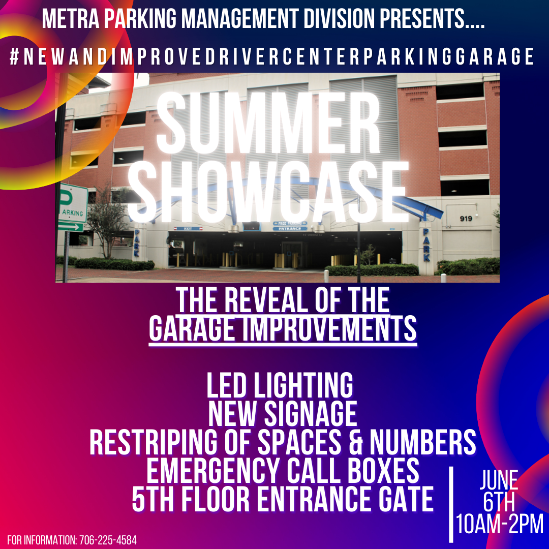 June 6th, Summer Showcase at the River Center Parking Garage